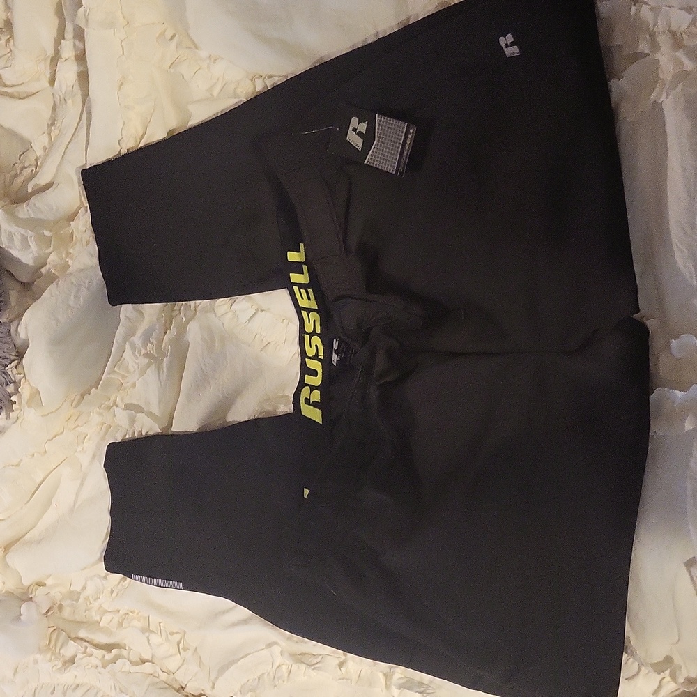 NWT! Men's Russell Athletic Reflective Black Pants With Dri-Power 360®️